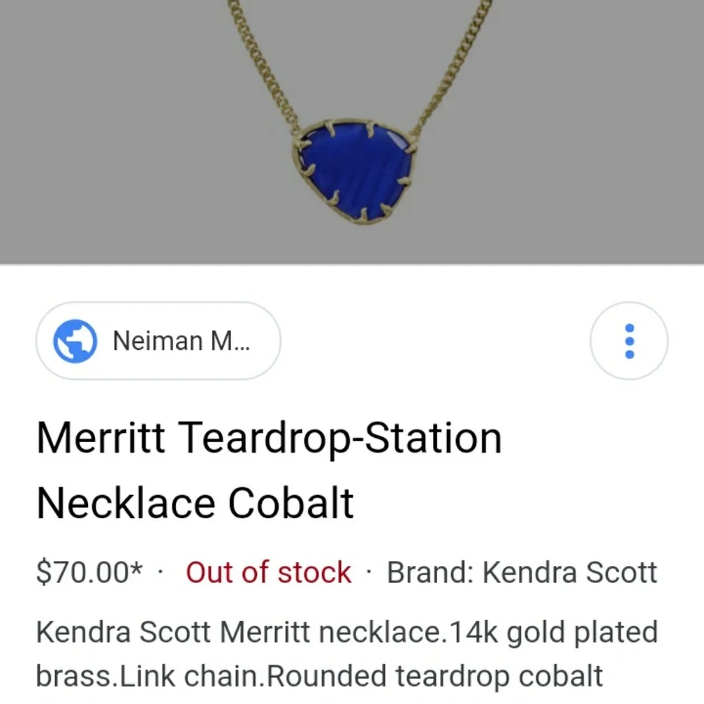 Kendra Scott Merril Teadrop reversible - Picture 7 of 8